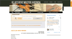 Desktop Screenshot of klassieke-agenda.nl