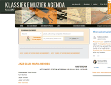 Tablet Screenshot of klassieke-agenda.nl